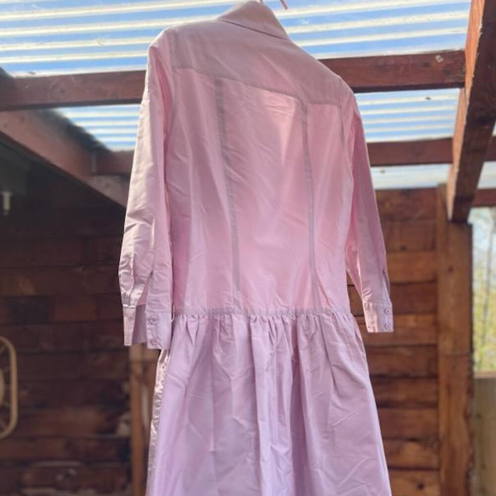 RARE Rickie Freeman- Teri Jon-100% Silk-Lilac Special Occasion Dress-Size M - Picture 2 of 8